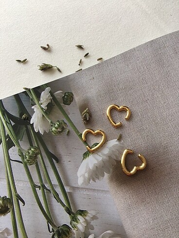 Kalp şeklinde earcuff