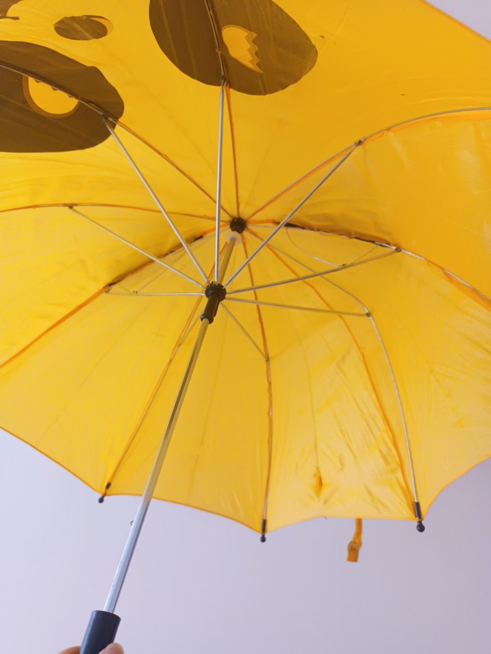 Sarı Panda Figürlü Kadın Şemsiye - Görsel 2