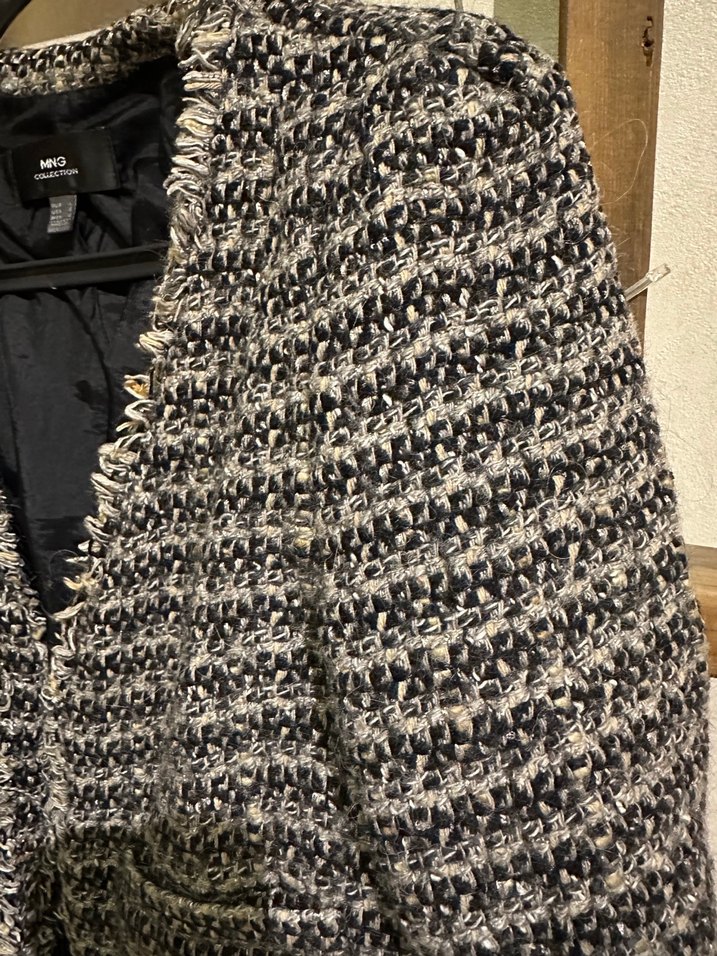 Mango kalın ceket - Görsel 4