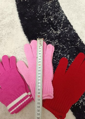 Kızlar için Renkli Örgü Eldivenler - Görsel 2