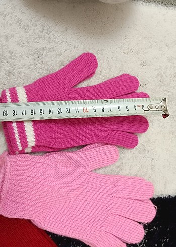 Kızlar için Renkli Örgü Eldivenler - Görsel 3