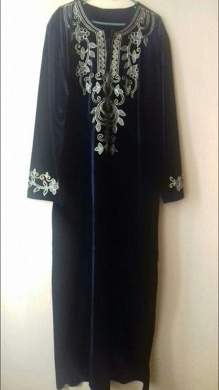 Markasız Ürün Kadife abiye elbise 