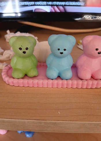 Pastel Pembe Ayıcık Oyuncak - Görsel 3