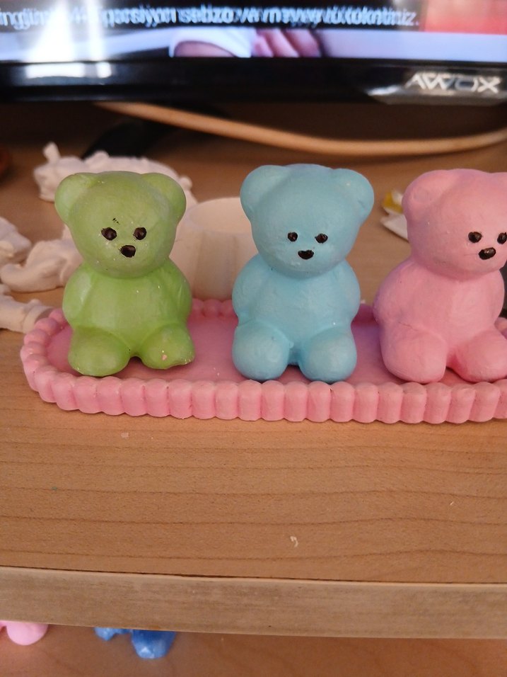 Pastel Pembe Ayıcık Oyuncak - Görsel 3