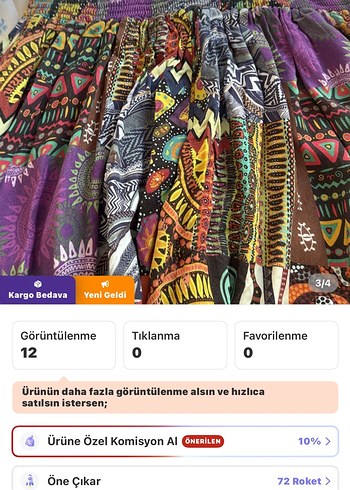 40 Beden çeşitli Renk Bohem Çok Renkli Drapeli Bağcıklı Şalvar