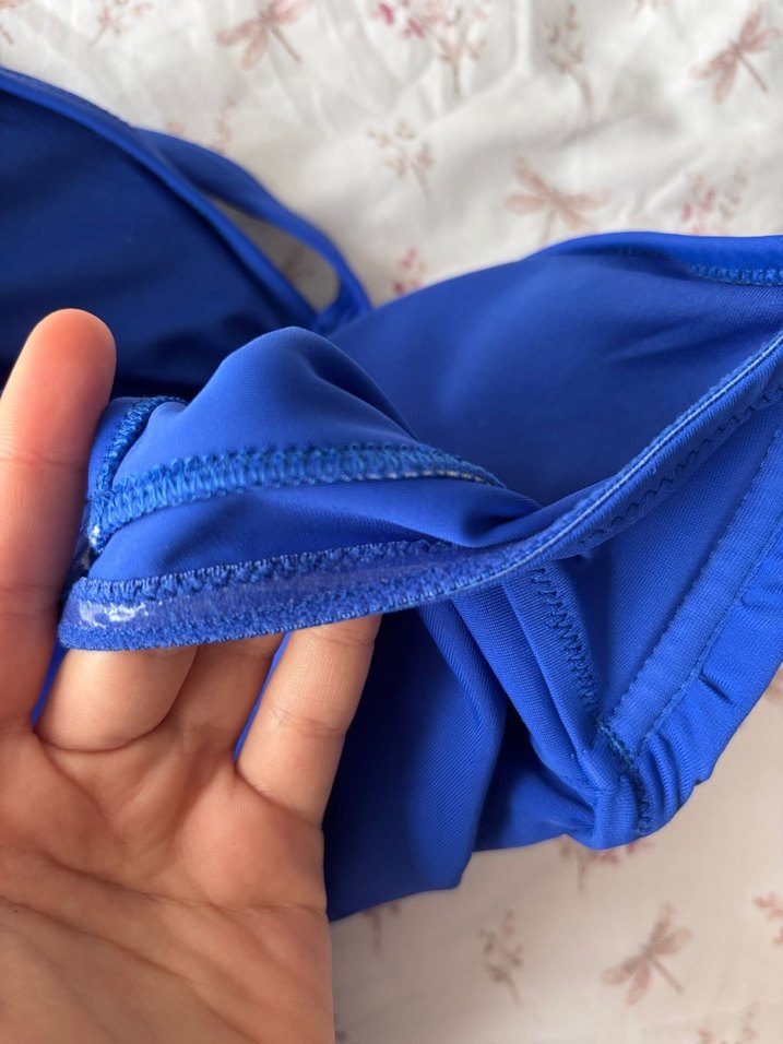 Mavi İp Askılı Kadın Mayo Etiketli - Görsel 5