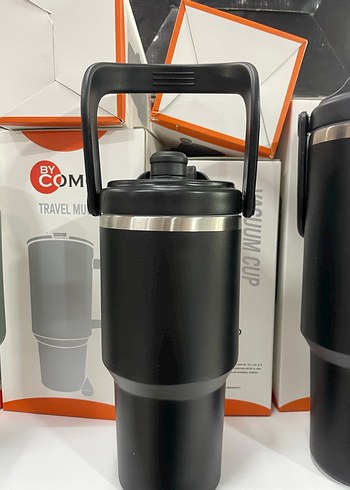 By Como Siyah Termos Matara - Görsel 2