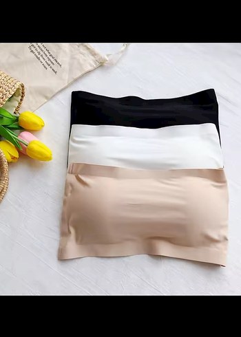 s Beden beyaz Renk Beyaz Minimalist Mini Büstiyer