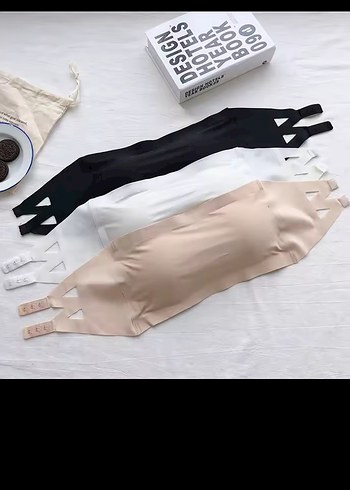Diğer Beyaz Minimalist Mini Büstiyer