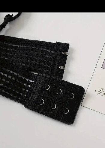 l Beden siyah Renk Siyah Dantel Goth Bralet