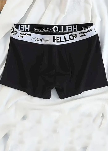 Diğer Hello yazılı erkek boxer