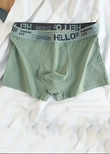46 Beden Hello yazılı erkek boxer