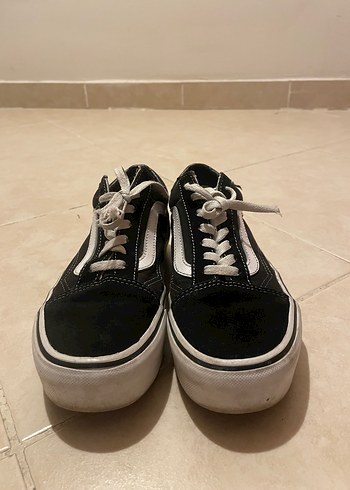 Vans Vans Siyah Platform Tabanlı Minimalist Kadın Spor Ayakkabı