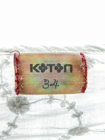 34 Beden beyaz Renk Koton Kısa Tulum %70 İndirimli.