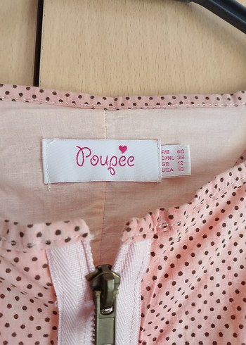 Pembe Kısa Kollu Elbise - Görsel 6