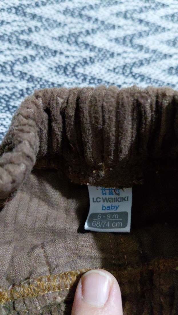 Erkek Çocuk Kahverengi Bol Kesim Pantolon - Görsel 3