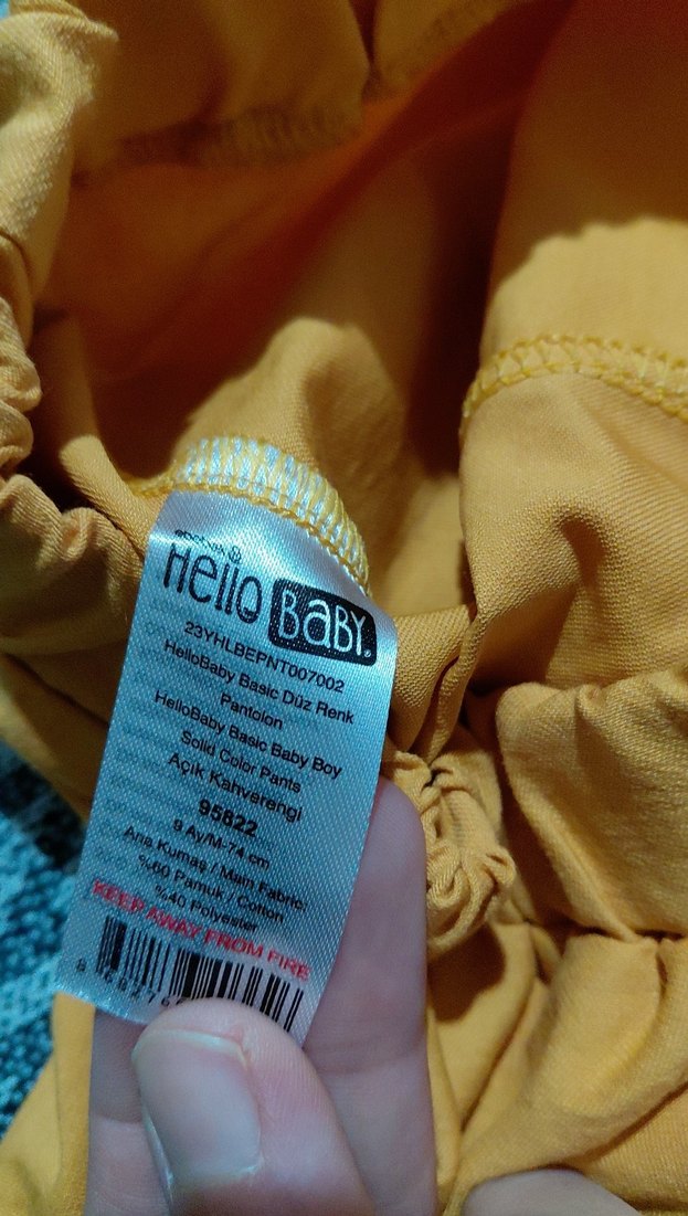 Sarı Kadın Midi Kumaş Pantolon - Görsel 3