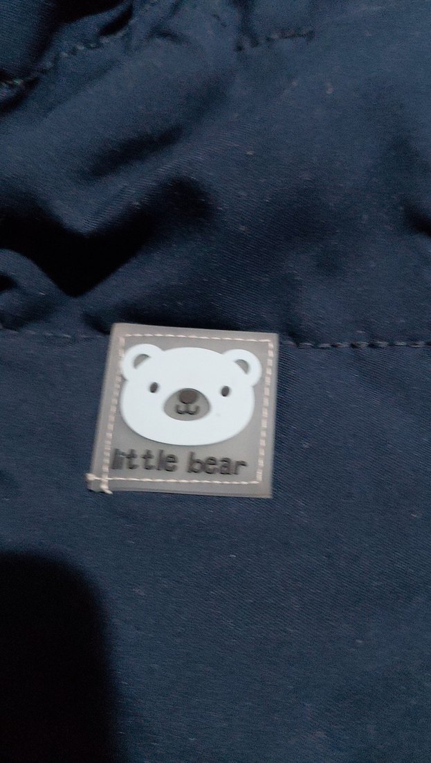 Koyu Mavi Kapüşonlu Fermuarlı Bebek Tulumu - Görsel 4