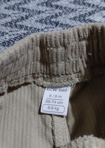 Erkek Çocuk Keten Bol Paça Kahverengi Pantolon - Görsel 3