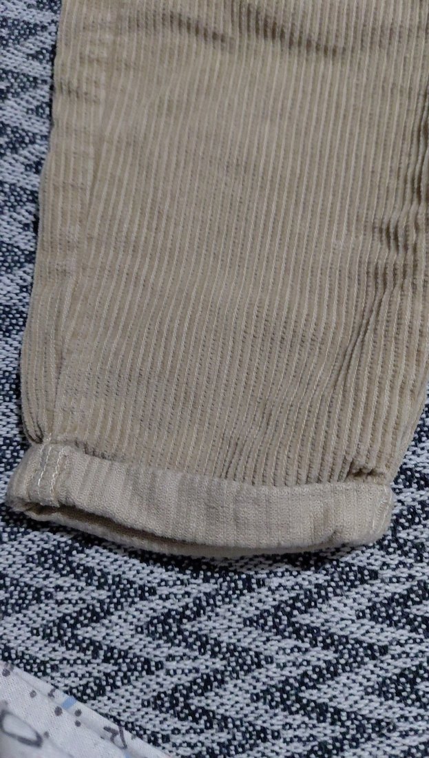 Erkek Çocuk Keten Bol Paça Kahverengi Pantolon - Görsel 4