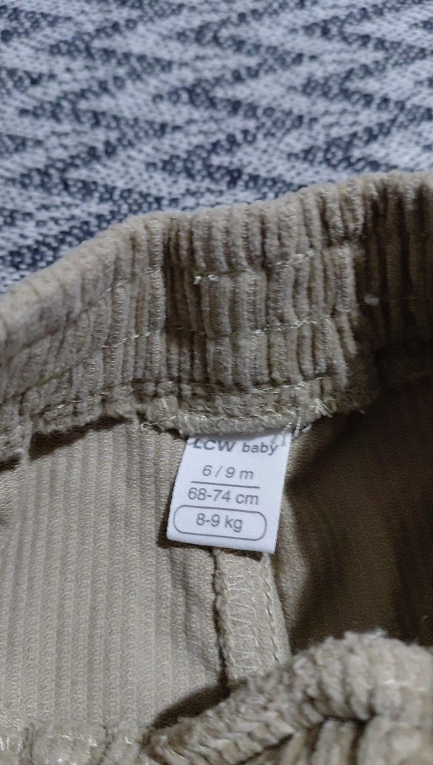 Erkek Çocuk Keten Bol Paça Kahverengi Pantolon - Görsel 3