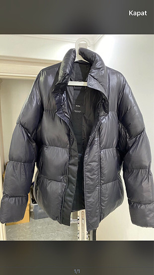 Bershka unisex oversize şişme mont 