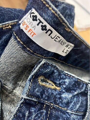27 Beden lacivert Renk Jean kot