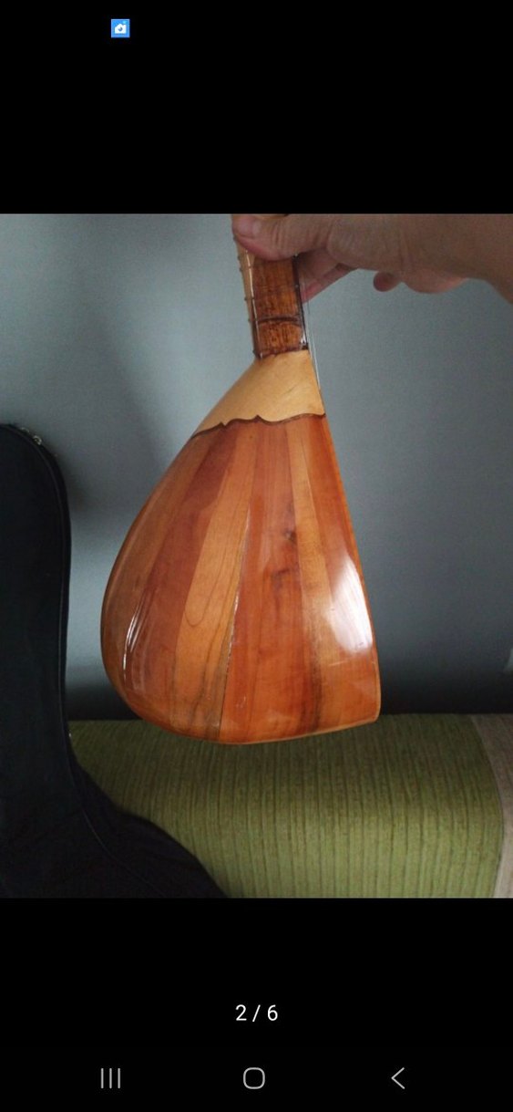 Bej Uzun Saplı Bağlama - Görsel 2