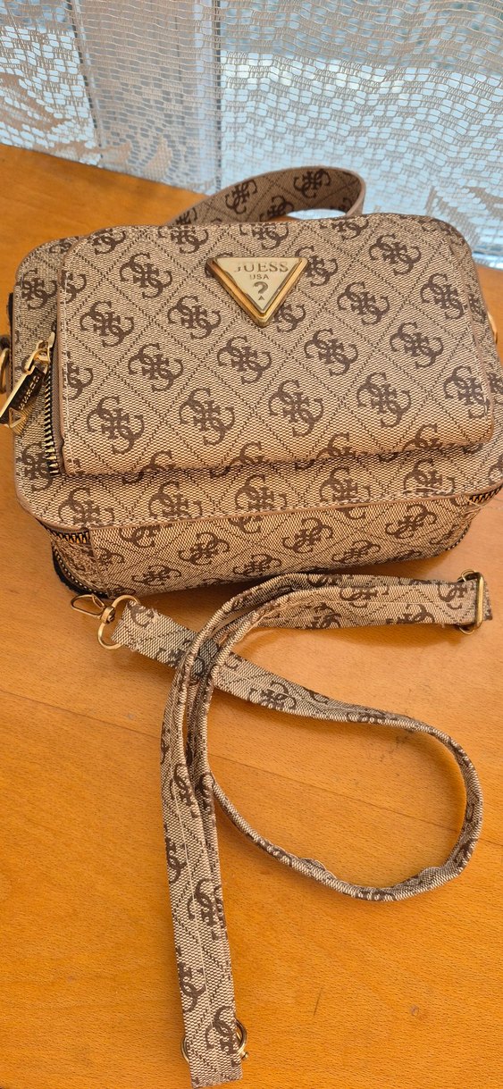 Kahverengi Fermuarlı Kadın Omuz Çantası - Görsel 3