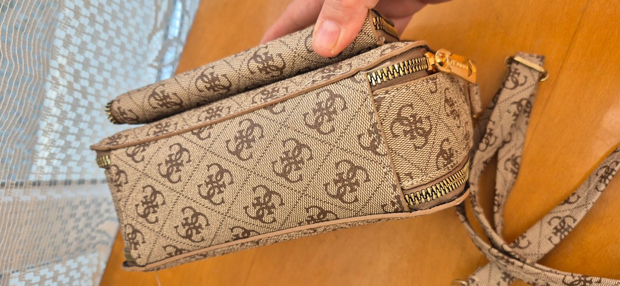 Kahverengi Fermuarlı Kadın Omuz Çantası - Görsel 5