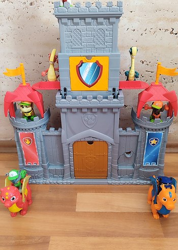 paw patrol rescue knights castle oyun seti