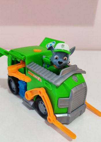 paw patrol rocky figür ve aracı