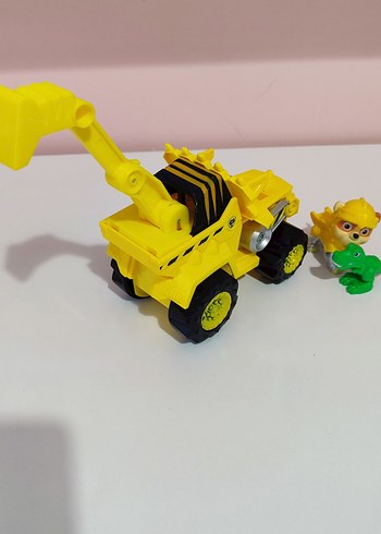  Beden Renk paw patrol Dino rescue rubble figür ve aracı