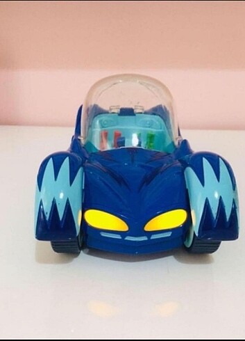 Pijamaskeliler pjmasks kedi çocuk ve delüx arabası