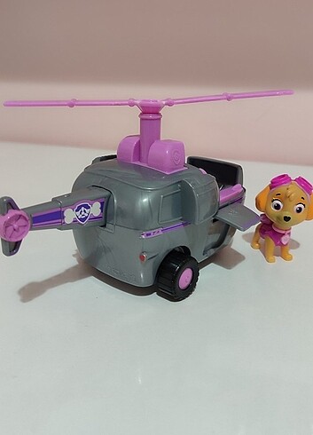  Beden Renk Paw patrol sky ve aracı
