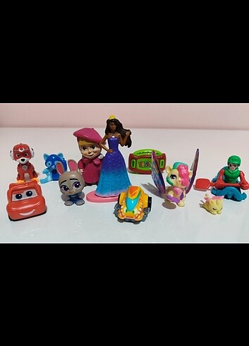  Karşık figürler paw patrol, minişler, maşa, prenses, toybox, şim