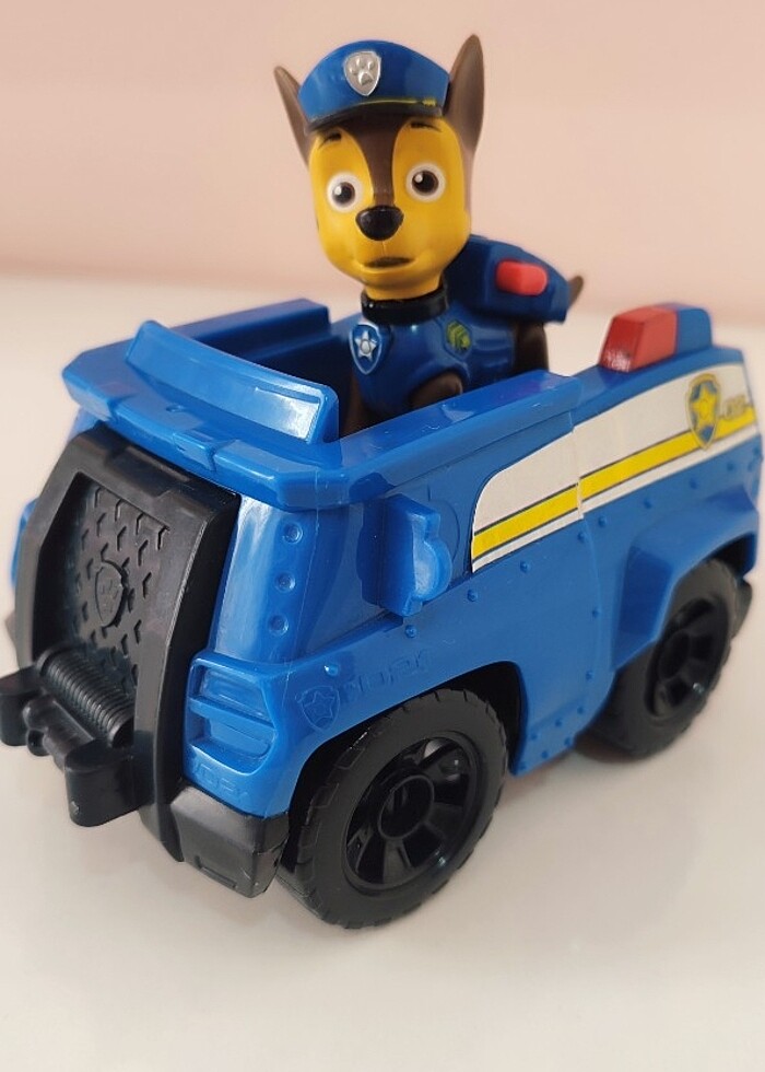 Paw patrol chase figürü ve aracı - Görsel 3