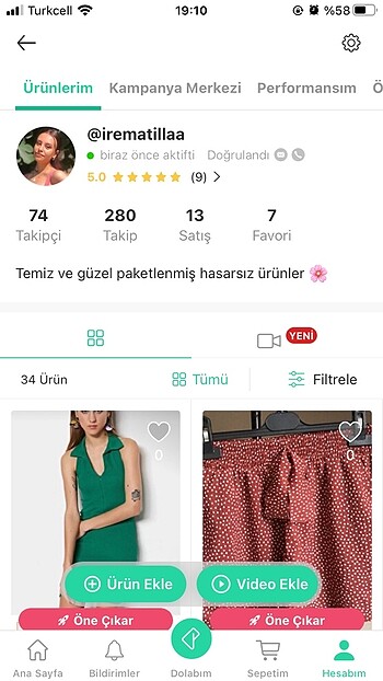 Puma yeşil bluz