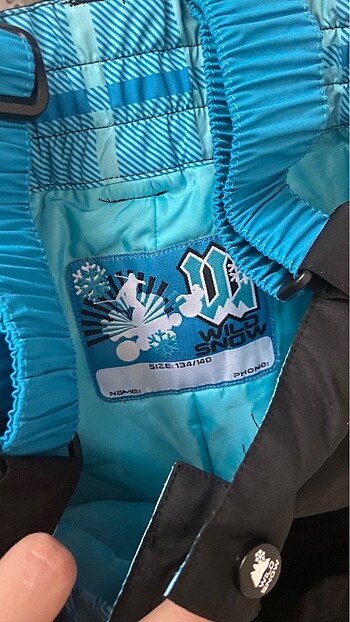 10 Yaş Beden lacivert Renk Wild snow kayak pantolonu