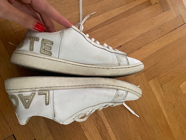 36 Beden beyaz Renk Lacoste spor ayakkabı