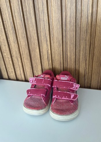 Kız Çocuk Pembe Cırt Cırtlı Spor Ayakkabı - Görsel 2