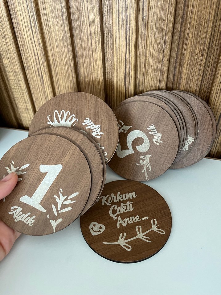 Parlak Kahverengi Ahşap Oyuncak - Görsel 2