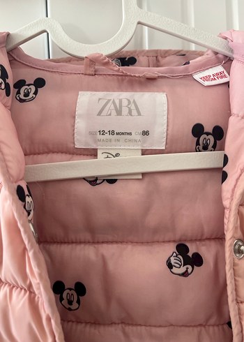 Kız Çocuk Pembe Kapitone Mont - Görsel 4