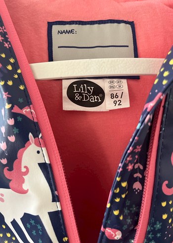 Kız Çocuk Çok Renkli Baskılı Yağmurluk - Görsel 4