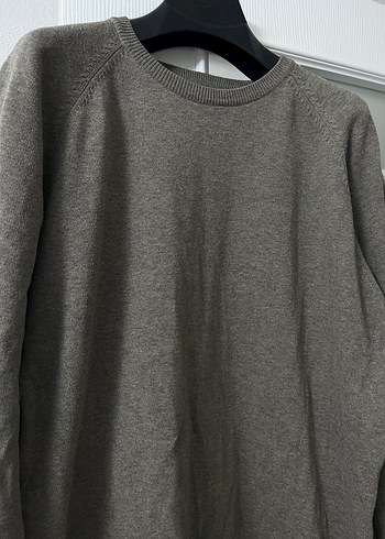 Bej Renkli Erkek Keten Kazak - Görsel 2