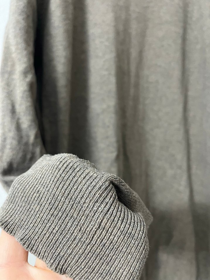 Bej Renkli Erkek Keten Kazak - Görsel 3