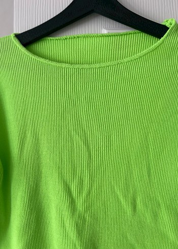 Yeşil Uzun Kollu Kadın Triko - Görsel 4
