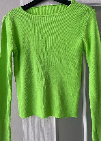 Yeşil Uzun Kollu Kadın Triko - Görsel 2