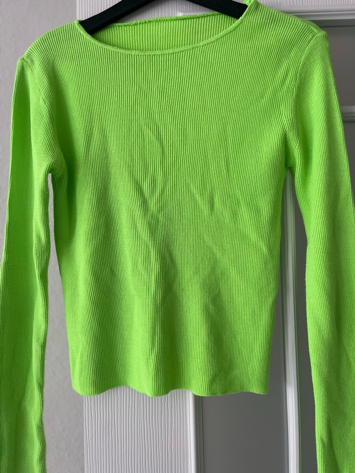 Yeşil Uzun Kollu Kadın Triko - Görsel 2