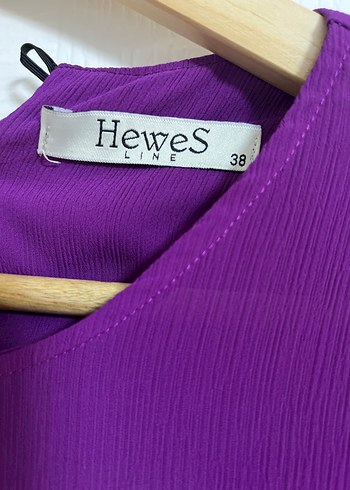 Mor Uzun Kollu Bol Kesim Hamile Tunik - Görsel 5